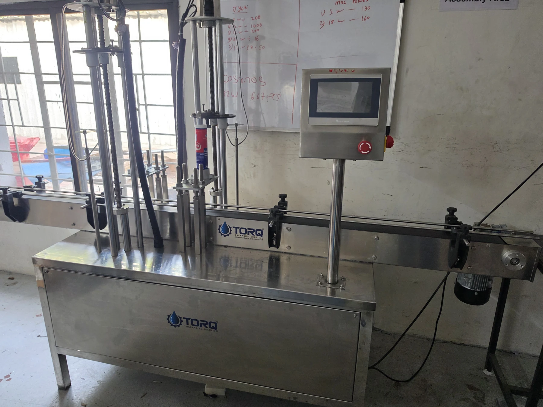 Bottle filling machine — workshop configuration C