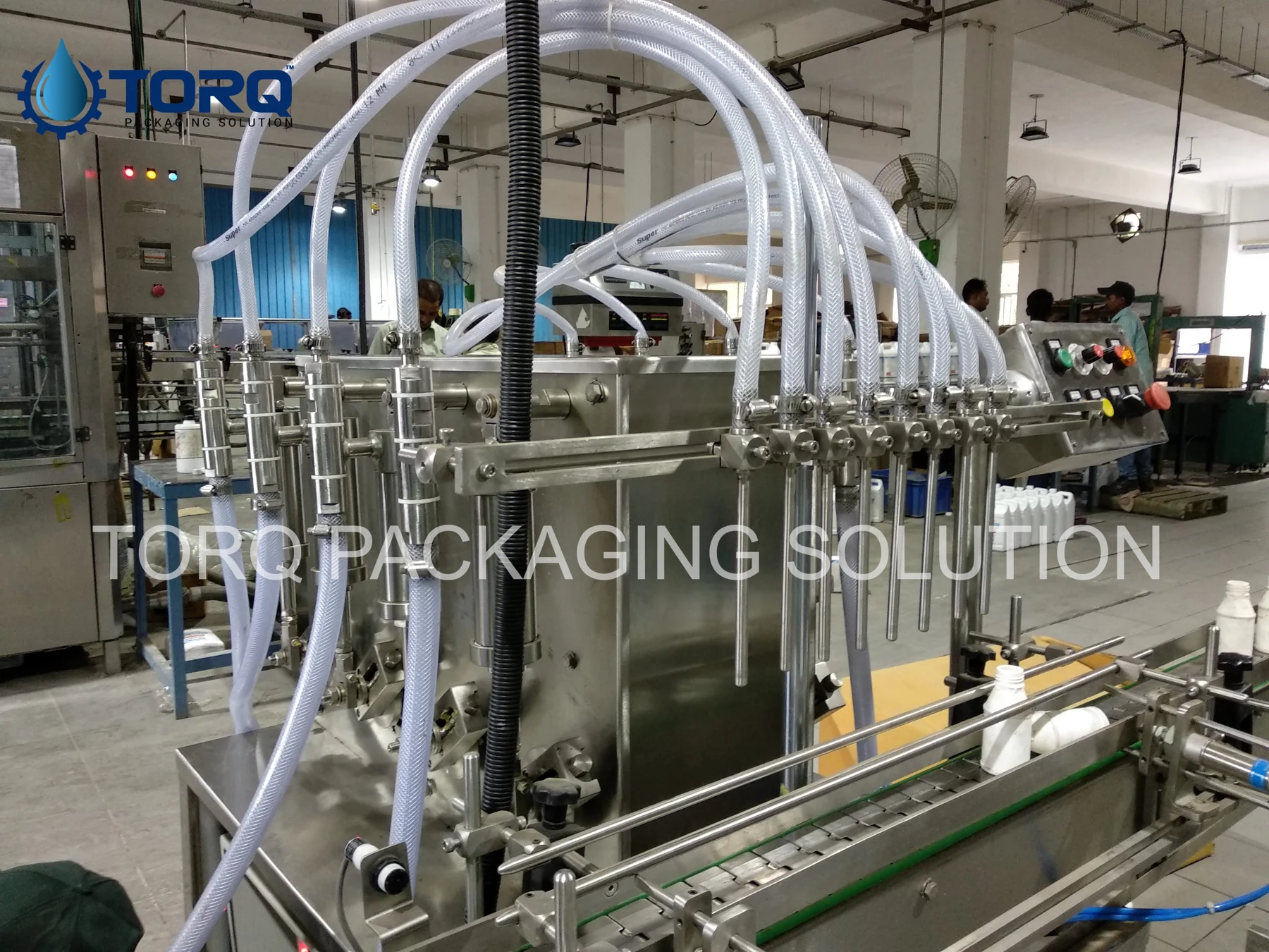 Automatic eight-head filling machine