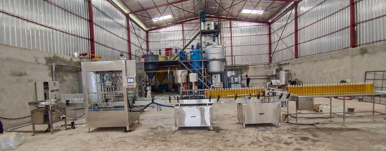 Automatic juice filling line