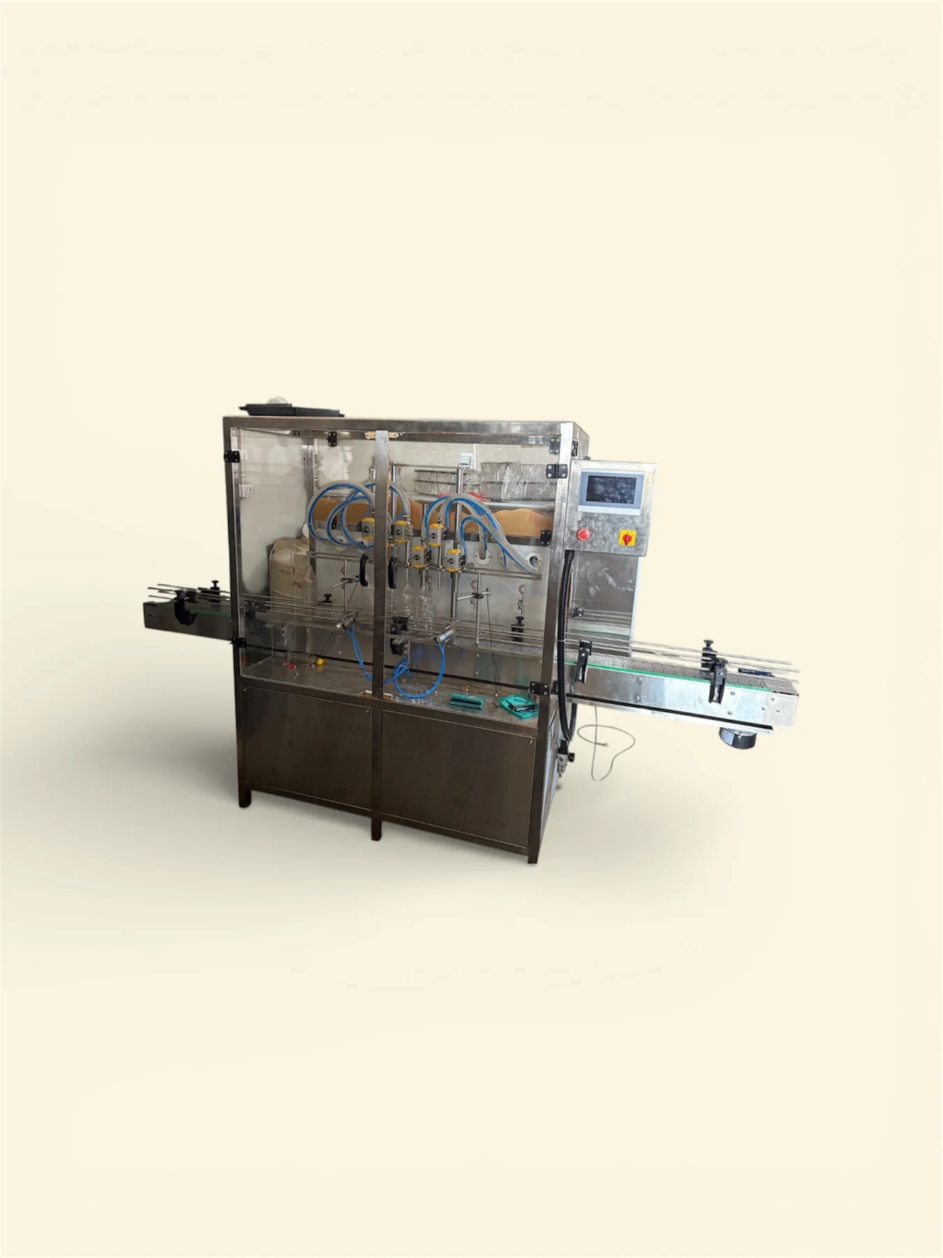 Automatic oil servo filling line