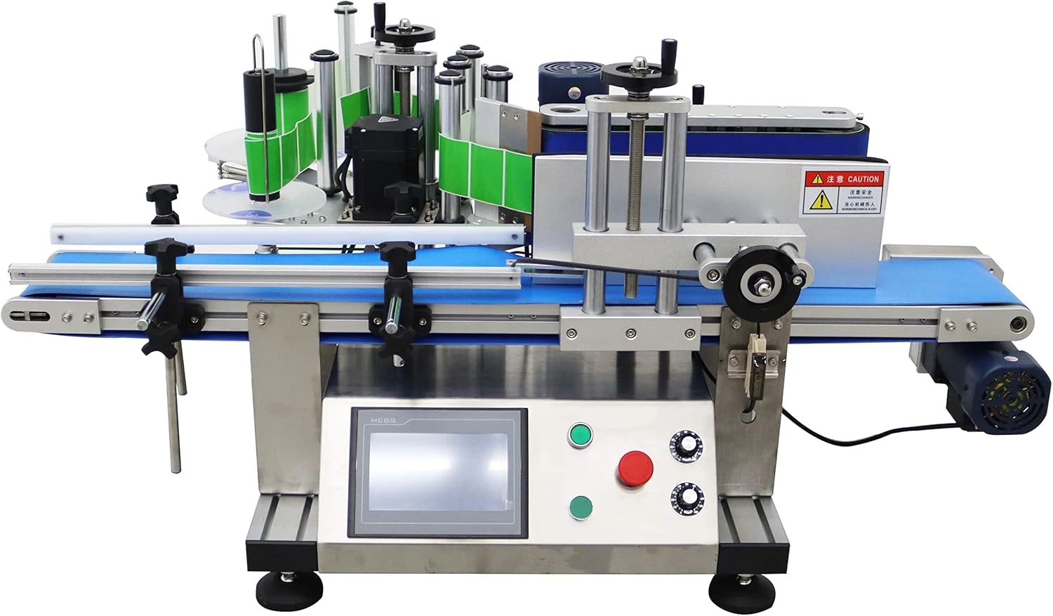 Bottle labelling machine