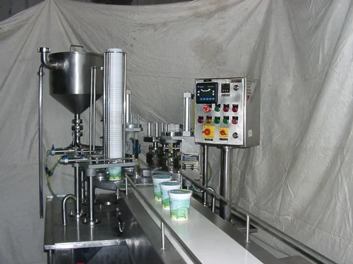 Curd filling machine