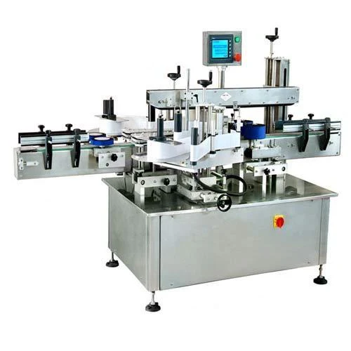 Flat bottle sticker labelling machine