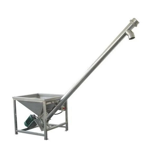 Inclined screw conveyor