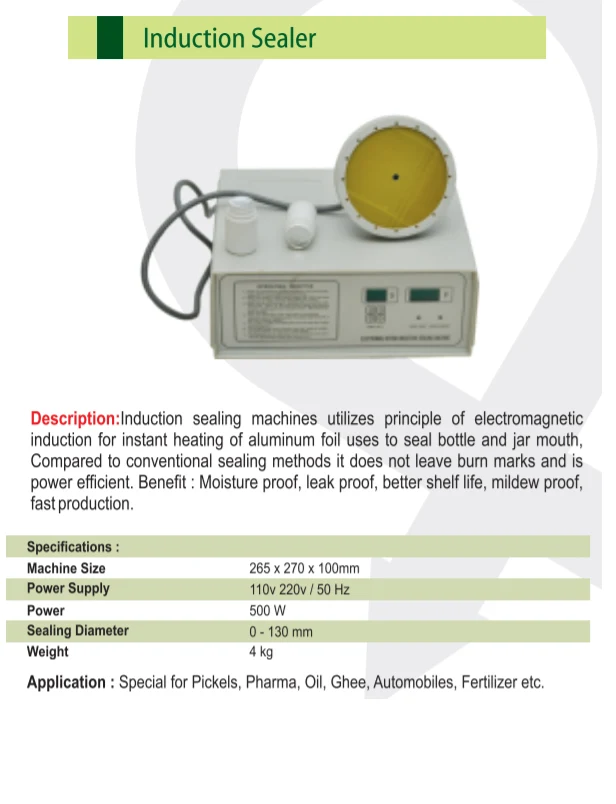 Handheld induction sealer