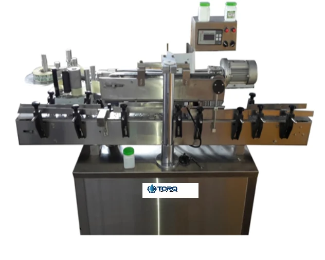 Automatic bottle labelling system