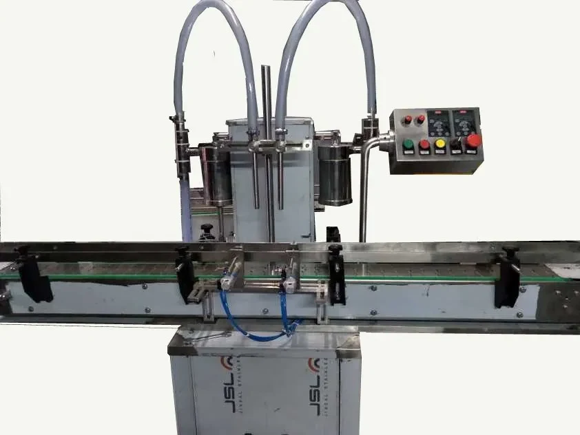 Two-head milk filling machine